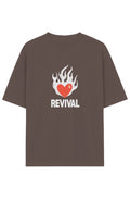 REVIVAL Drop Shoulder Tee (Mocha)