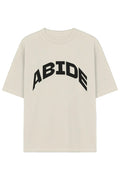 ABIDE Drop-Shoulder Tee (Cream)