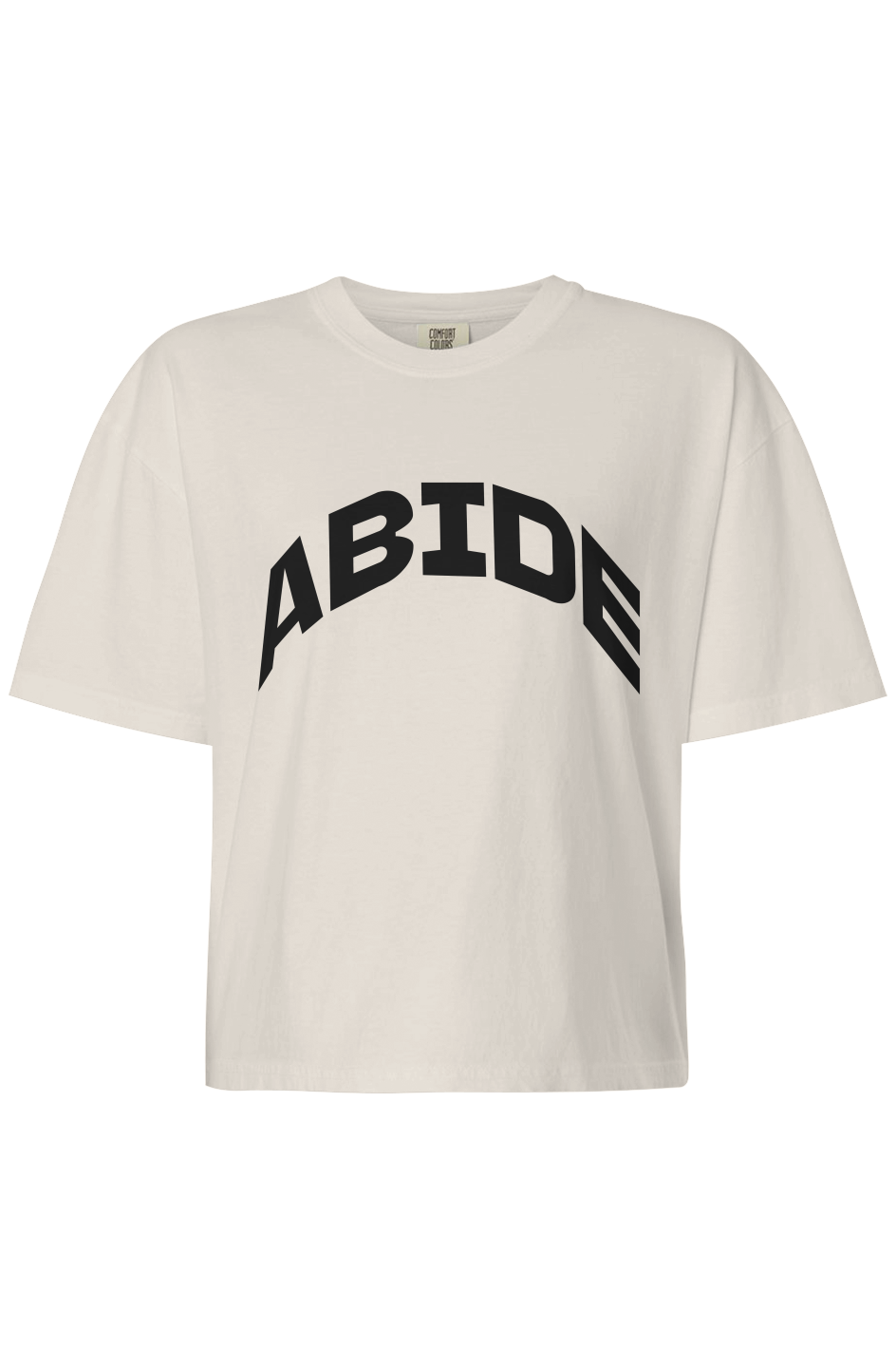 ABIDE Womens Boxy Tee (Ivory)